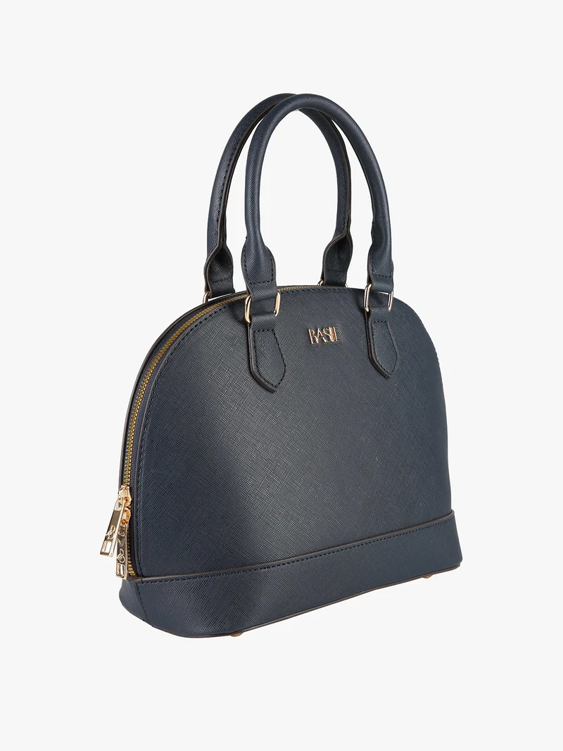 Borsetta frame da donna con doppi manici - blu