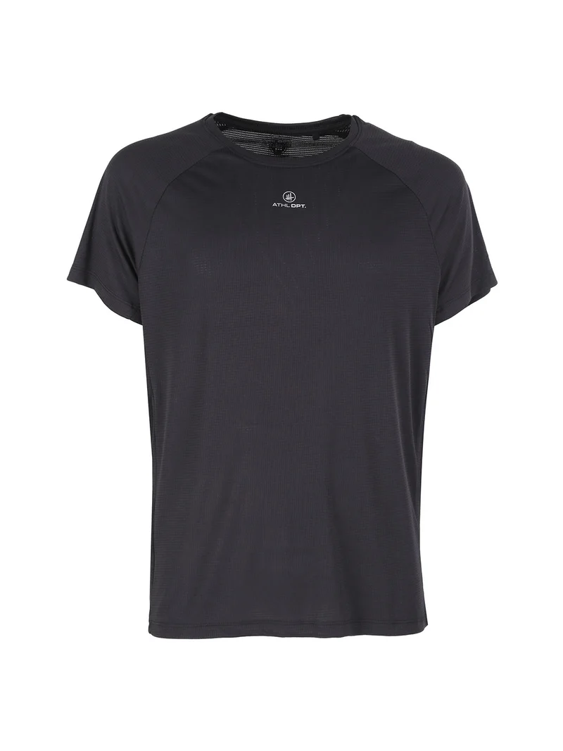 T-shirt sportiva da uomo traspirante - nero