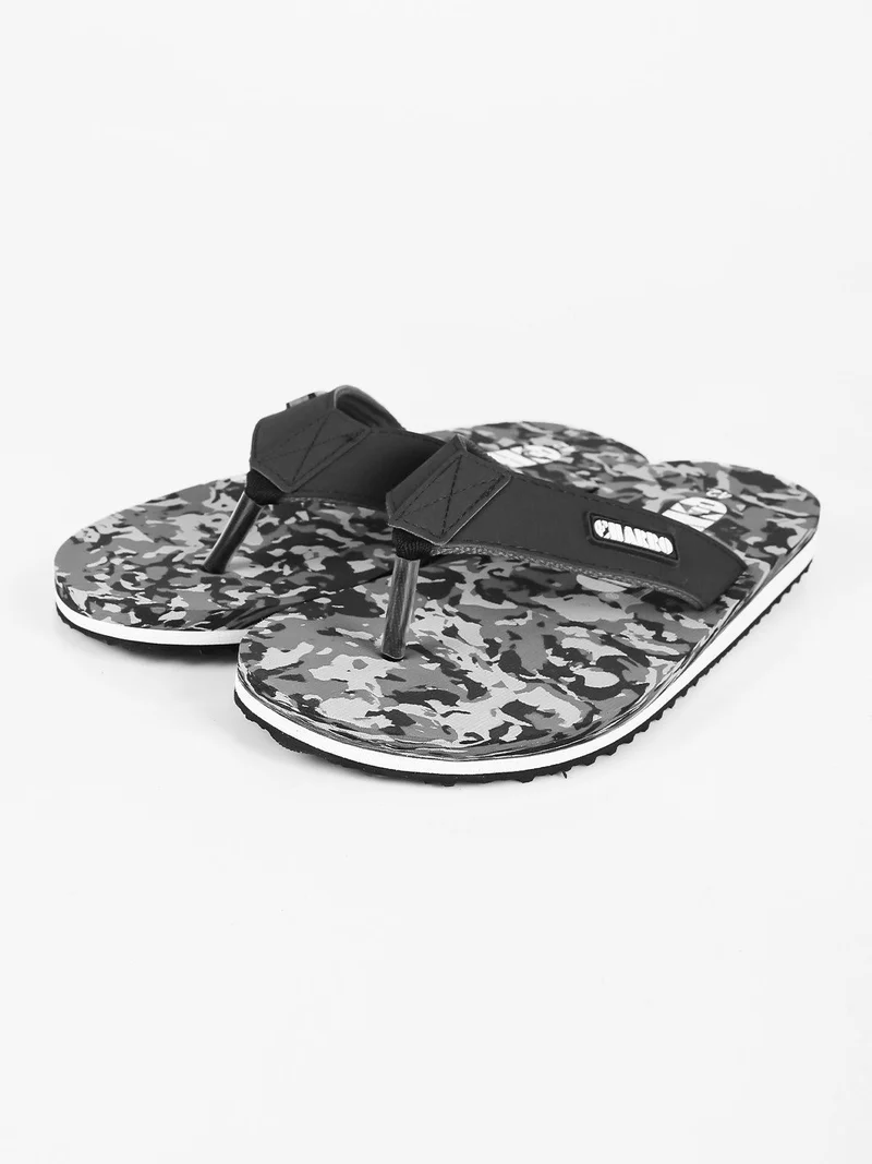 Infradito uomo camouflage - nero