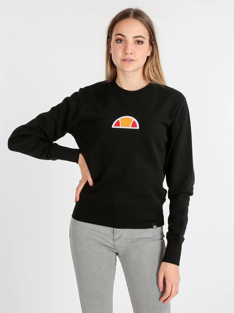 Felpa donna in cotone - nero