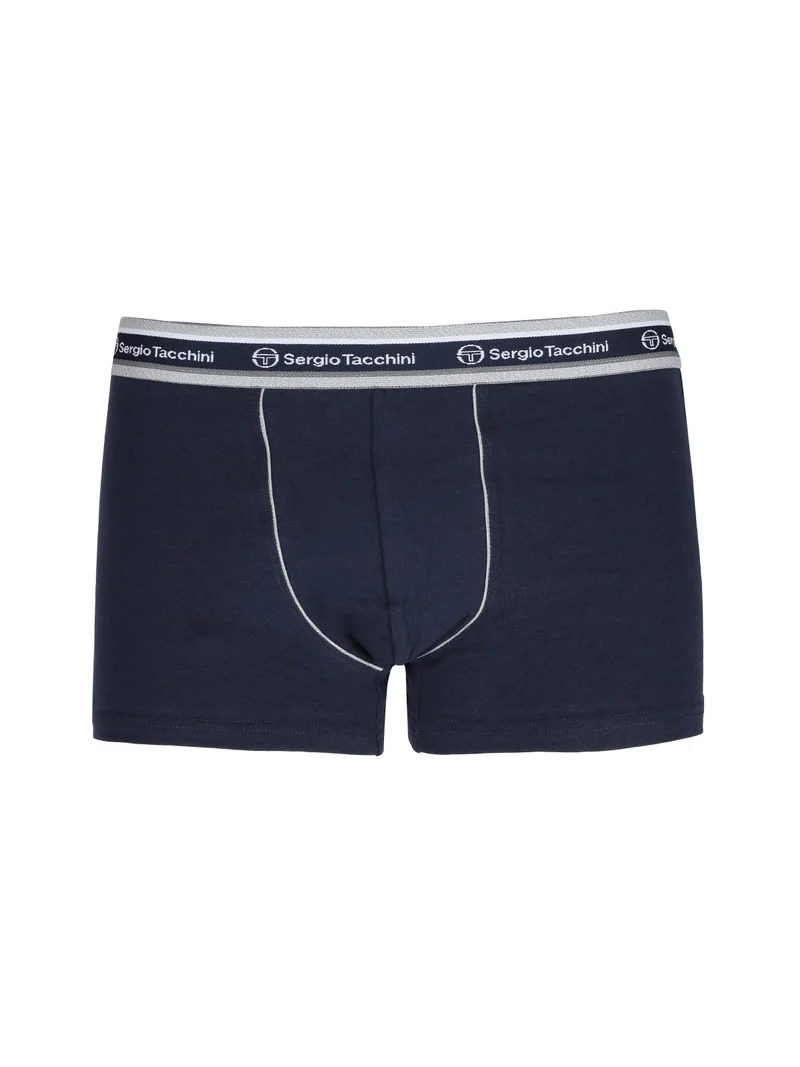 Boxer da uomo in cotone - blu scuro