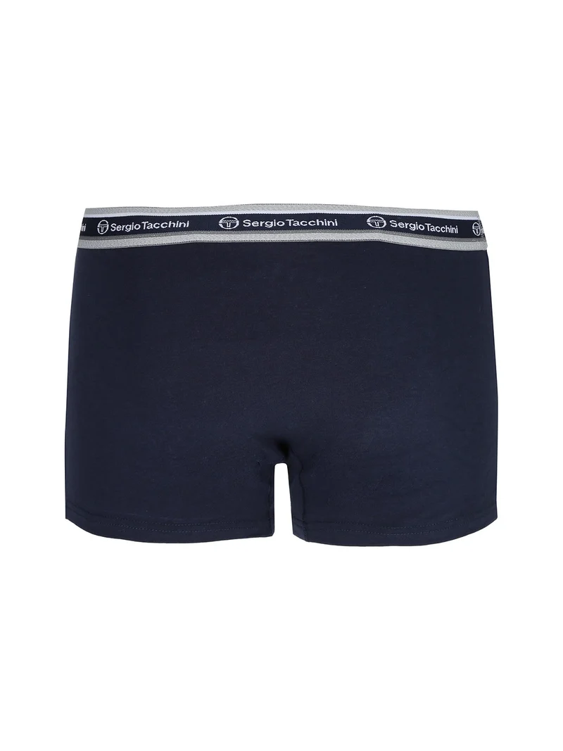 Boxer da uomo in cotone - blu scuro