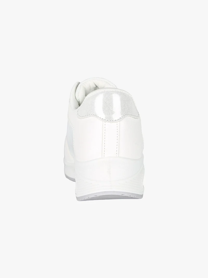 Sneakers donna stringate con air - bianco