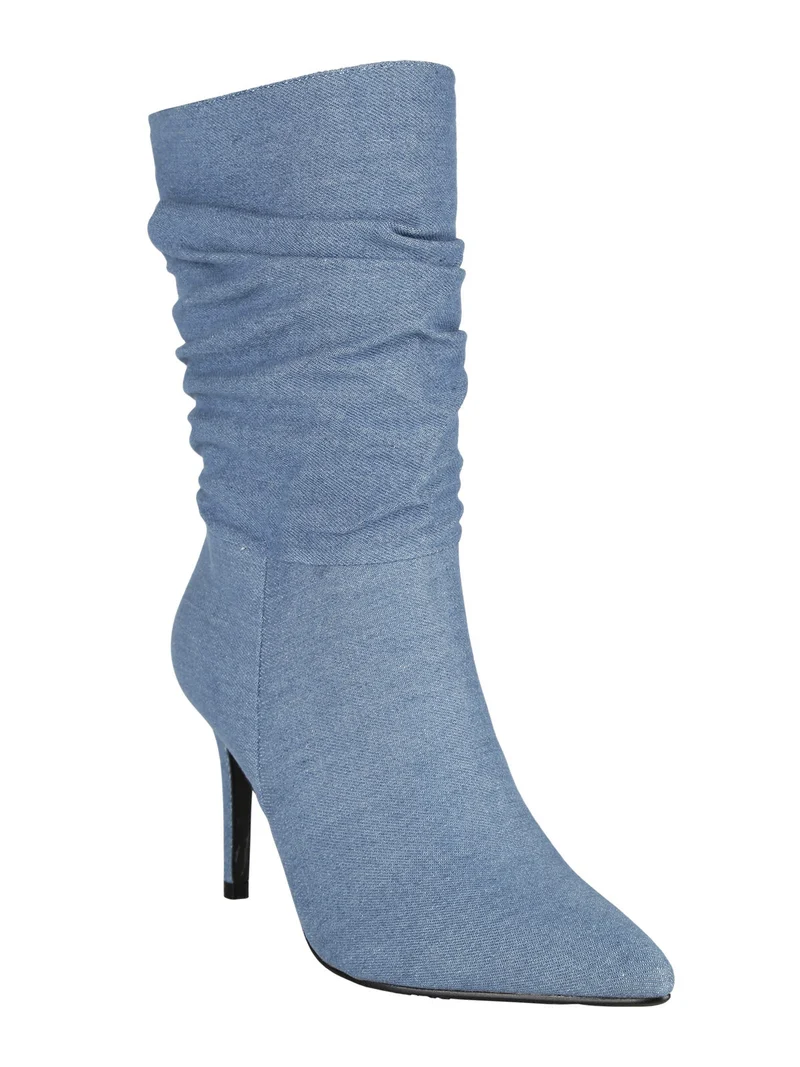 Stivaletti donna effetto jeans