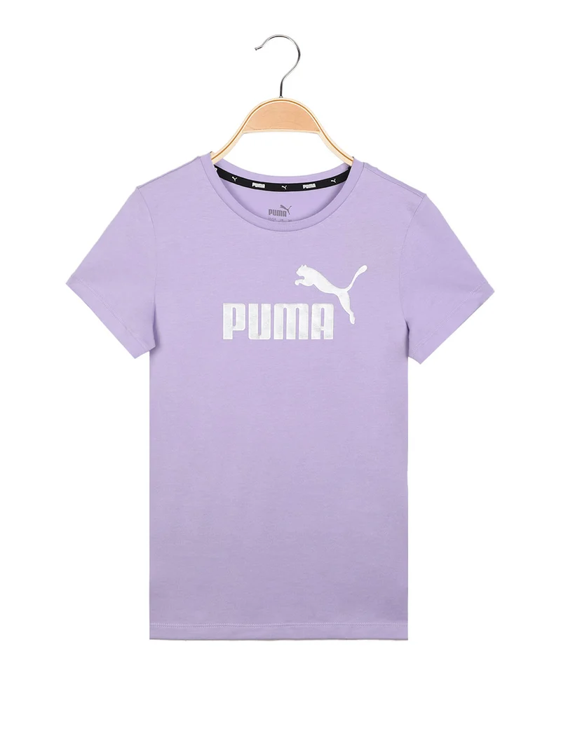 ESS + LOGO TEE T-shirt sportiva da ragazza - lilla