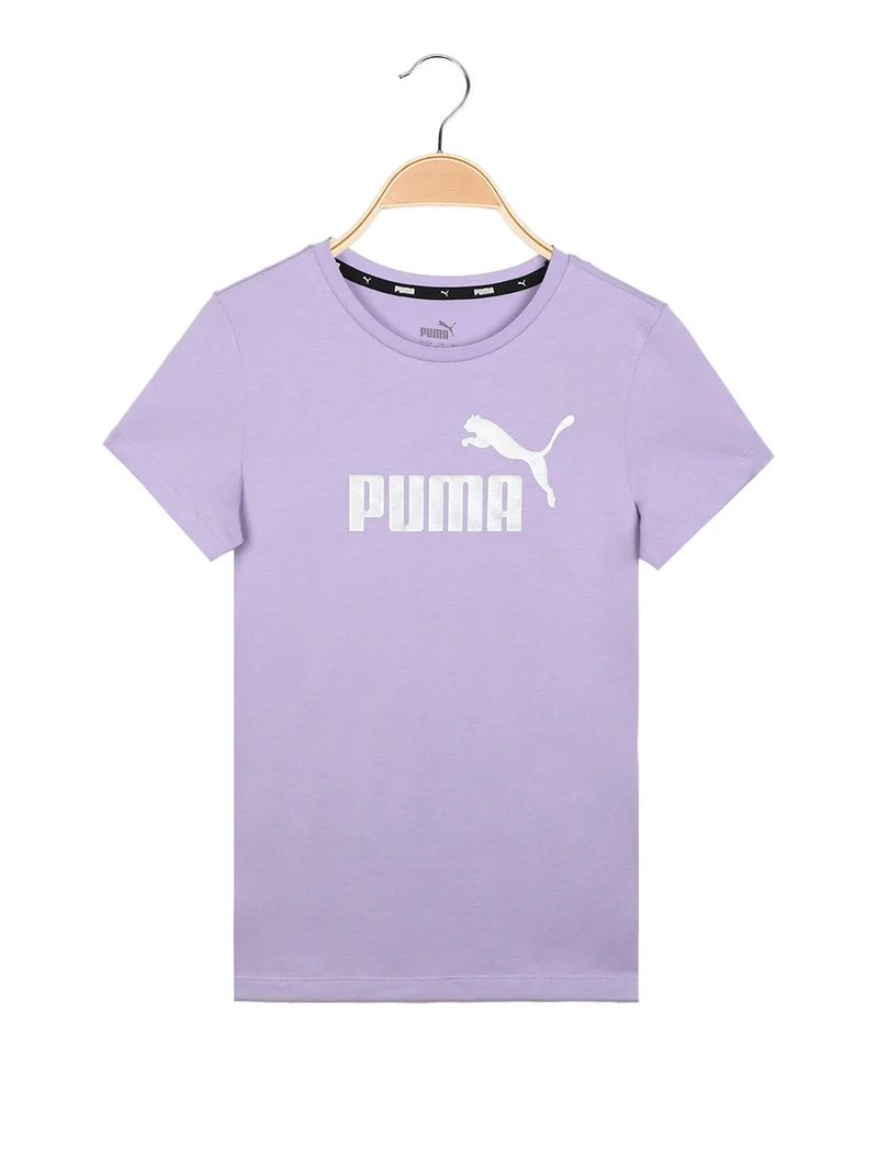 ESS + LOGO TEE T-shirt sportiva da ragazza - lilla