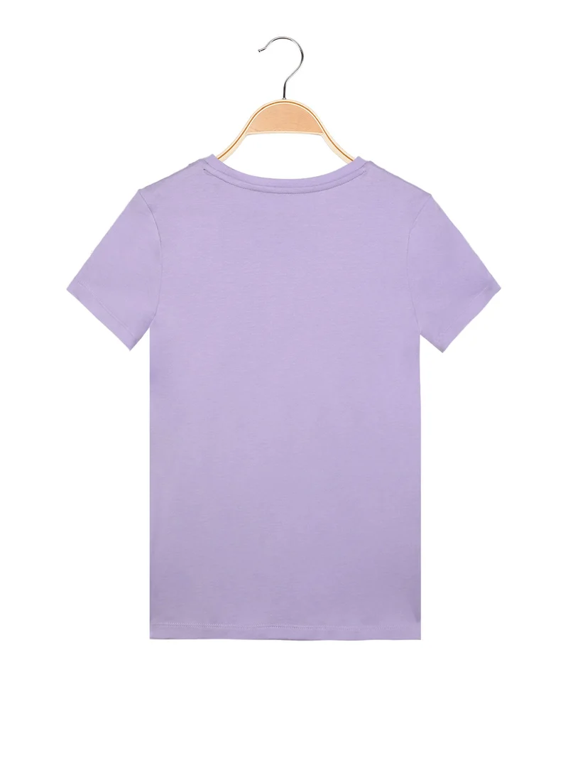 ESS + LOGO TEE T-shirt sportiva da ragazza - lilla