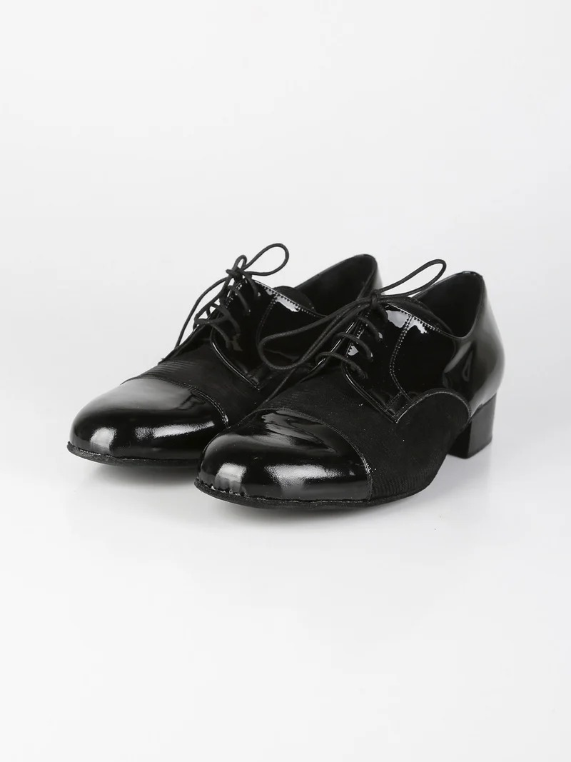 Scarpe da ballo da uomo in vernice - nero