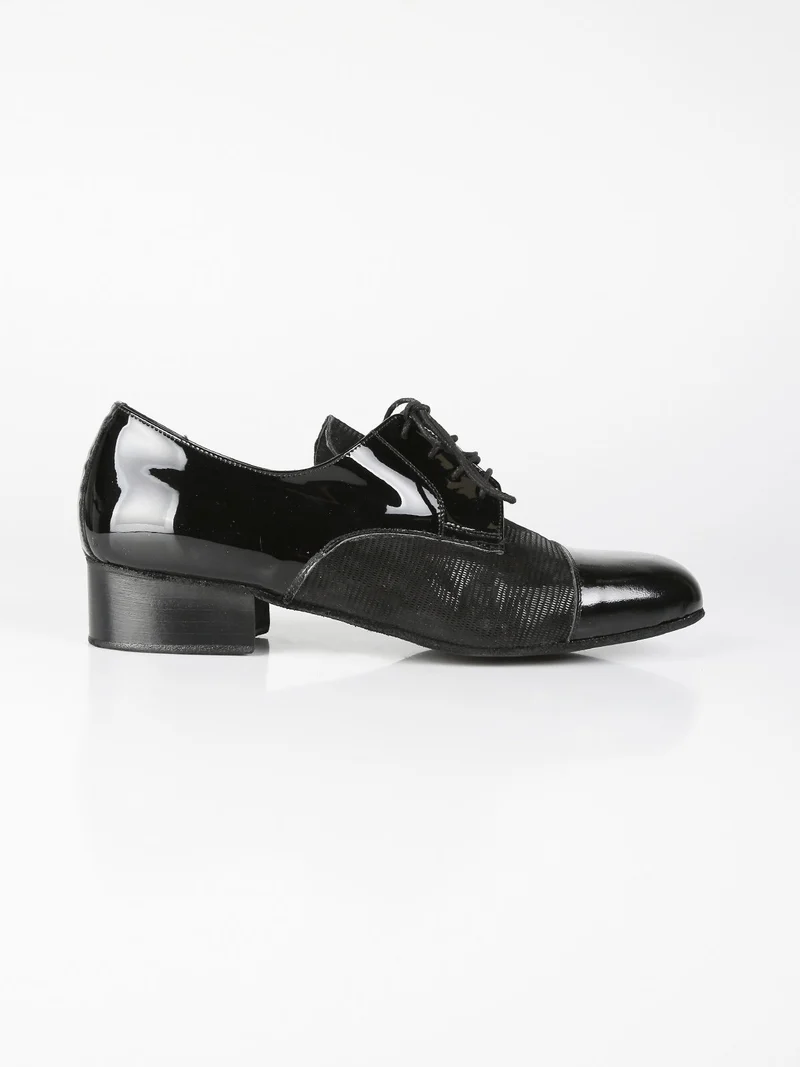 Scarpe da ballo da uomo in vernice - nero