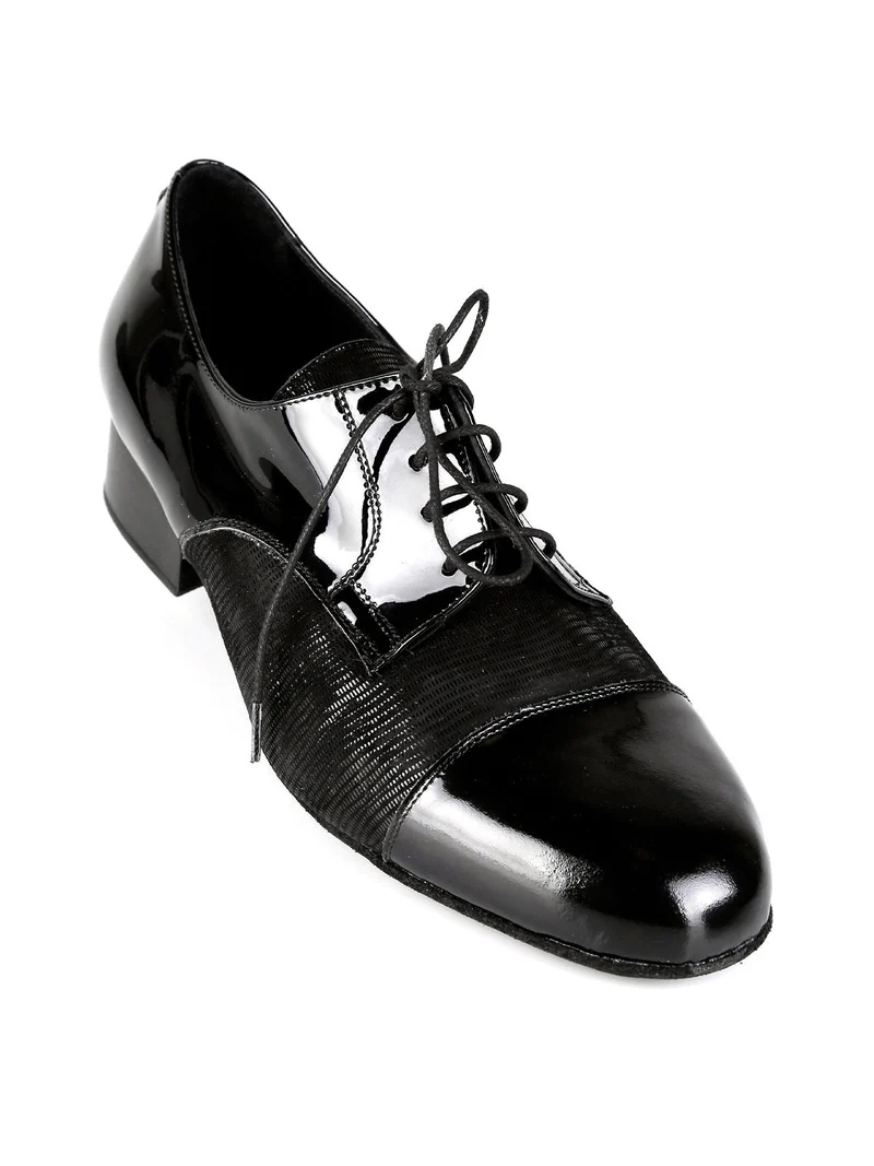 Scarpe da ballo da uomo in vernice - nero