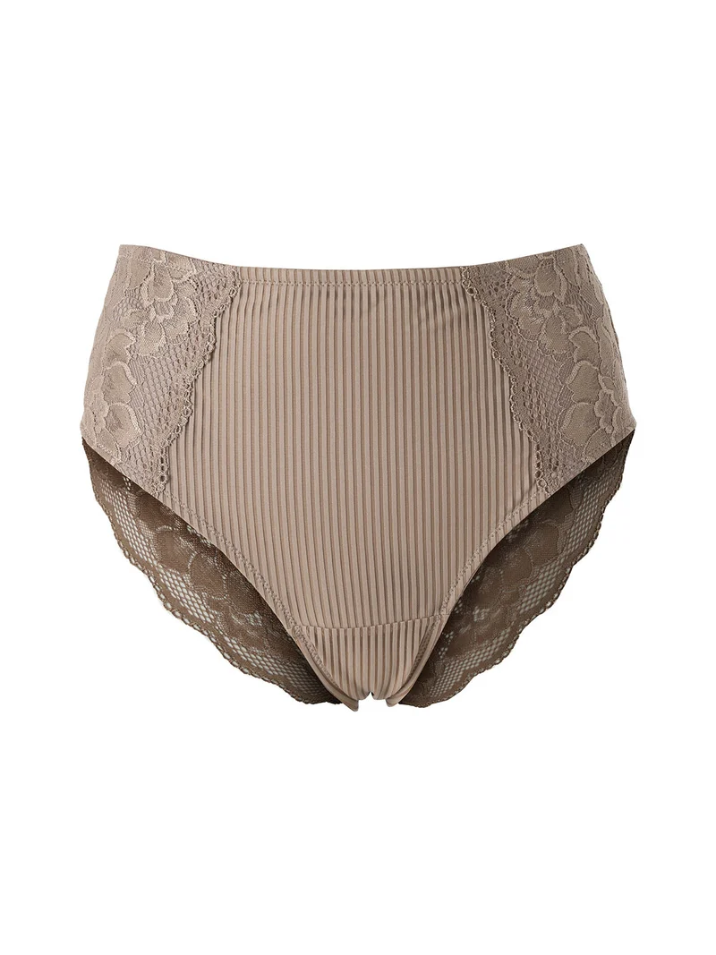 AR35 Slip alto da donna con pizzo - fango