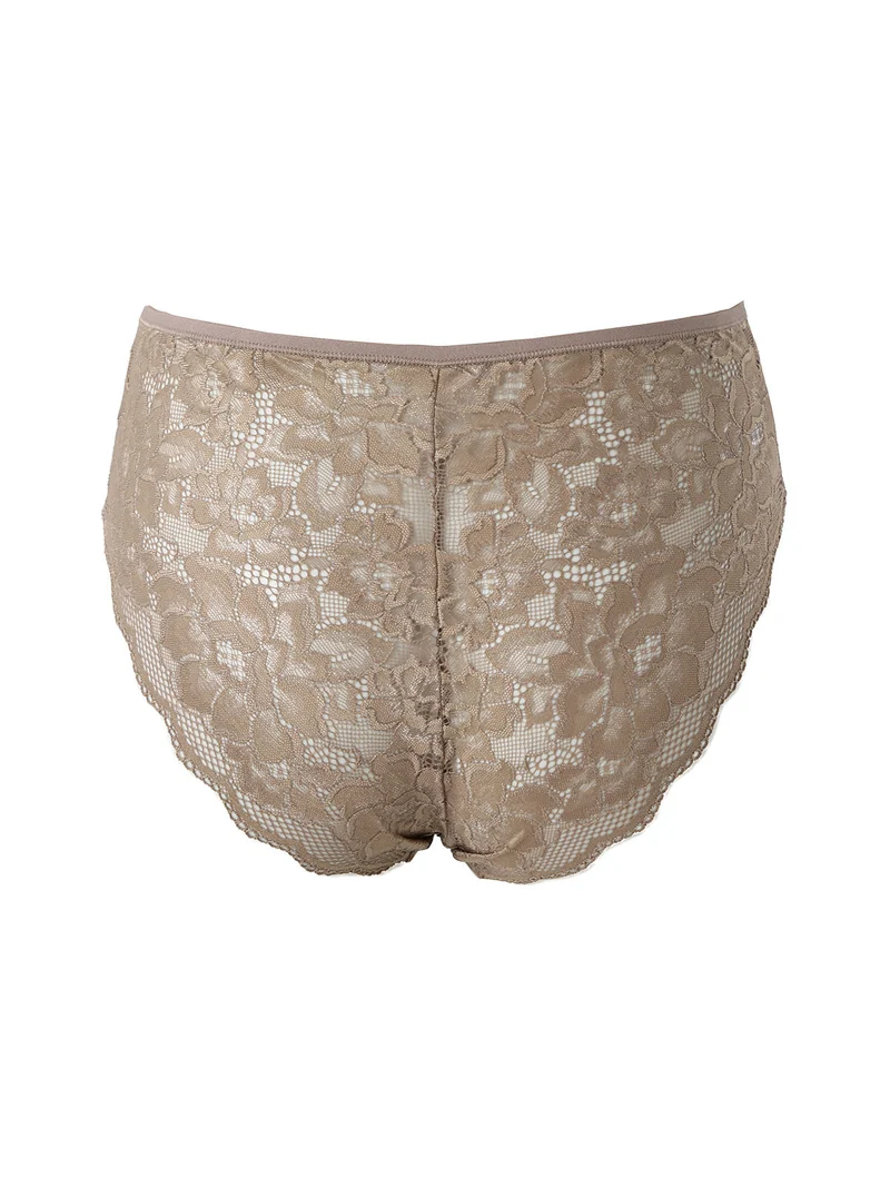 AR35 Slip alto da donna con pizzo - fango