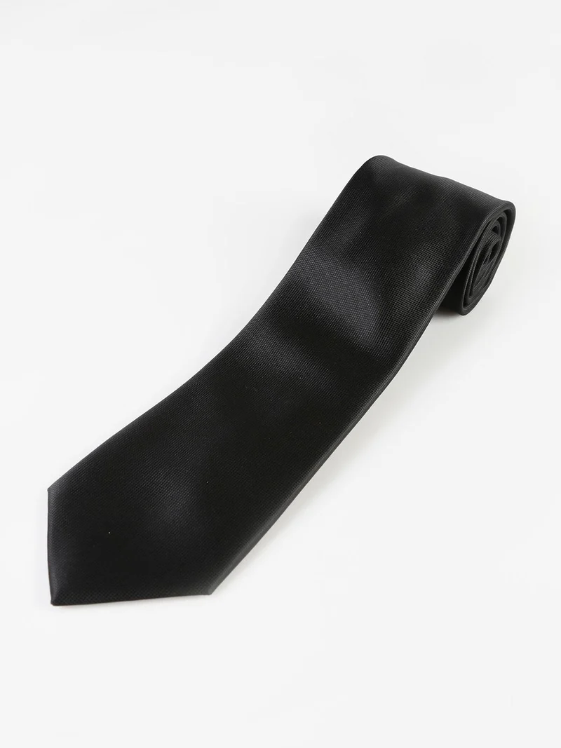 Cravatta classica da uomo - nero