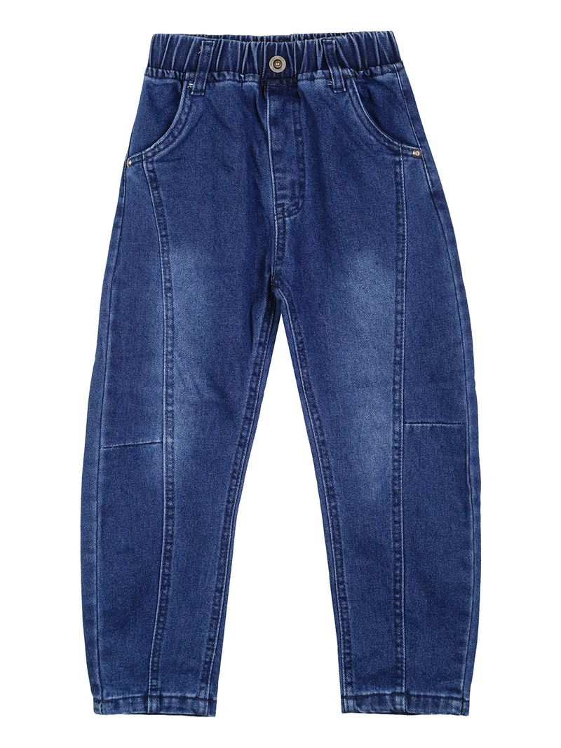 Jeans da bambino con elastico in vita - jeans