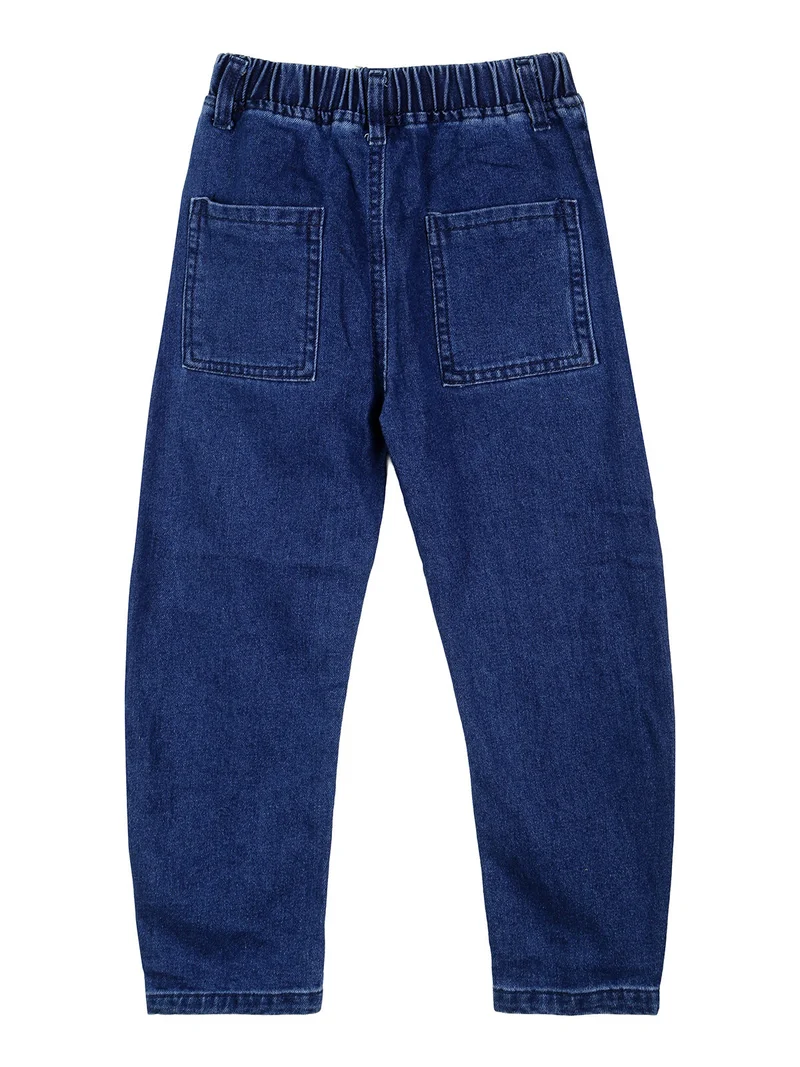 Jeans da bambino con elastico in vita - jeans