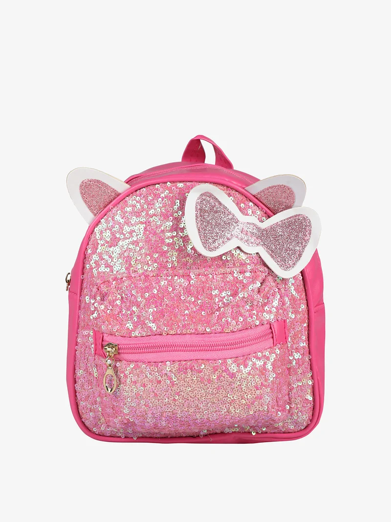 Zainetto da bambina con paillettes - fucsia