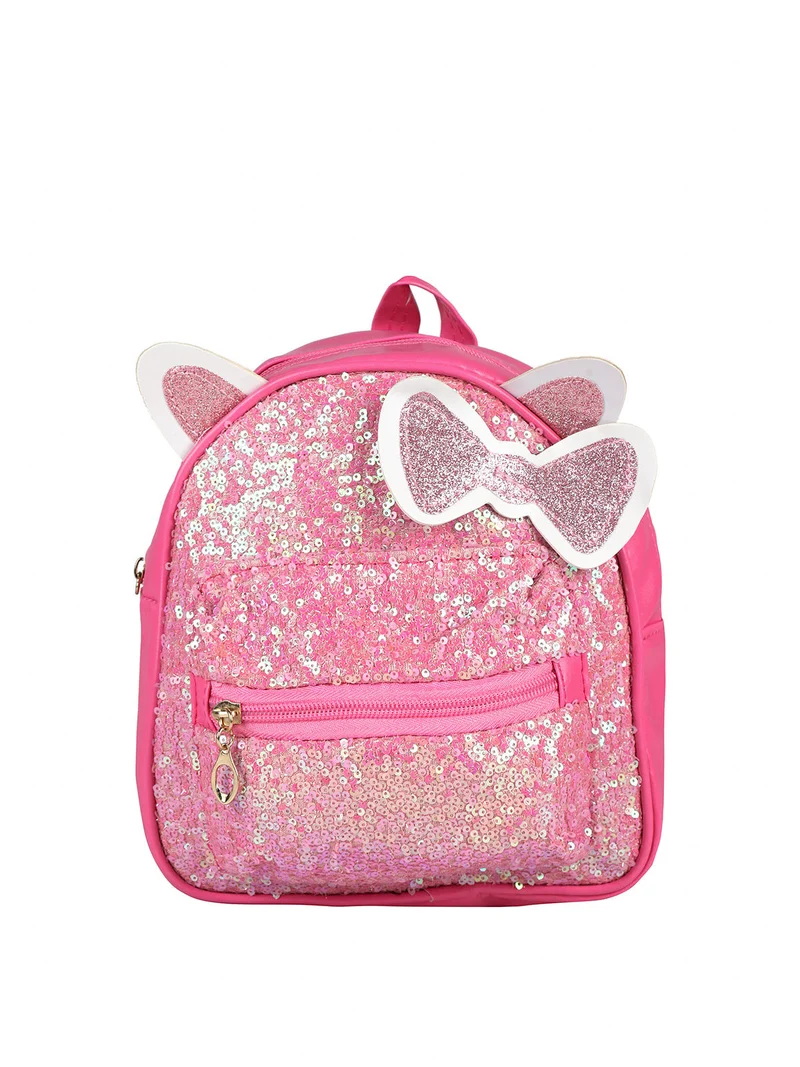 Zainetto da bambina con paillettes - fucsia