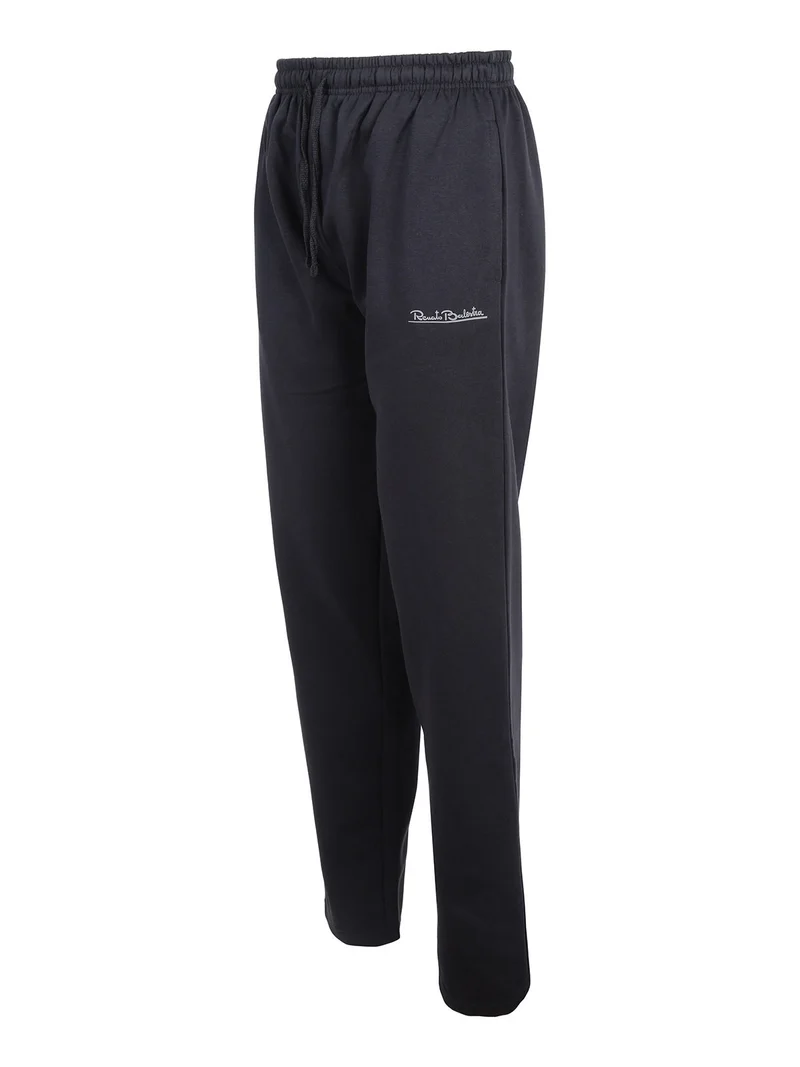 Pantaloni sportivi da uomo in felpa - blu scuro