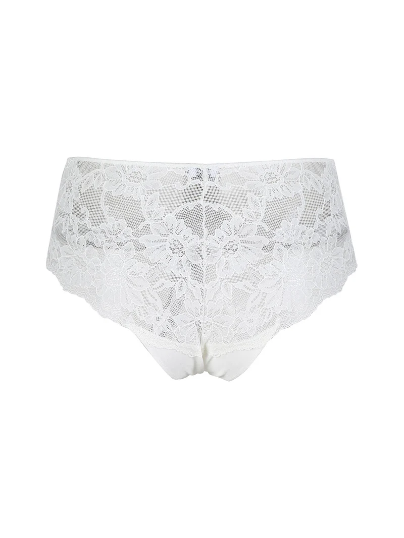 496 Culotte donna in pizzo - bianco