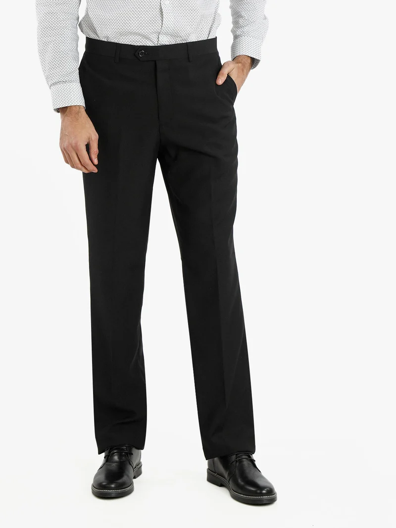 Pantaloni classici da uomo taglie grandi - nero