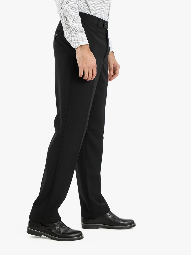 Pantaloni classici da uomo taglie grandi - nero