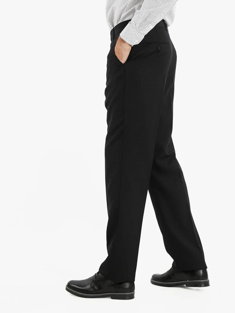 Pantaloni classici da uomo taglie grandi - nero