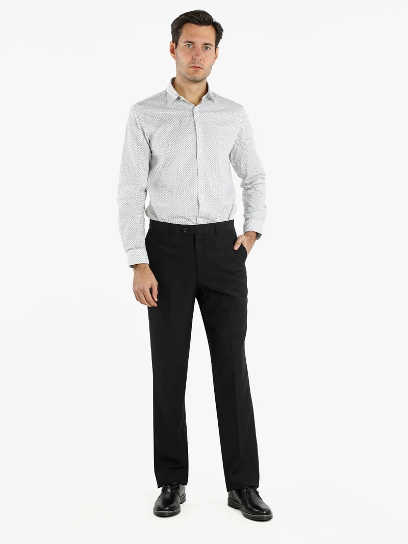 Pantaloni classici da uomo taglie grandi - nero