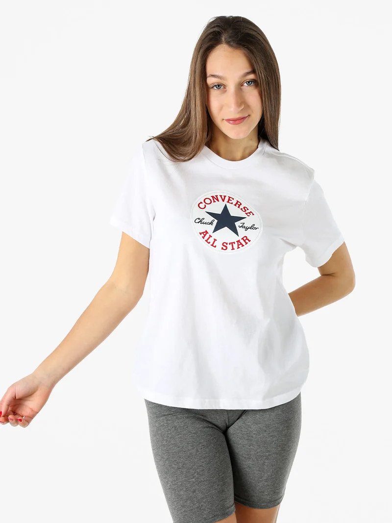 CHUCK PATCH TEE - T-shirt donna con logo - bianco