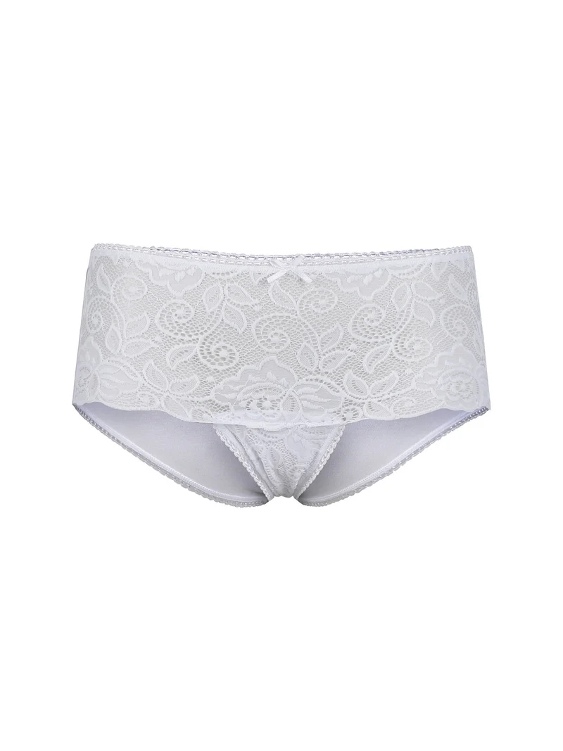 Culotte donna in pizzo - bianco
