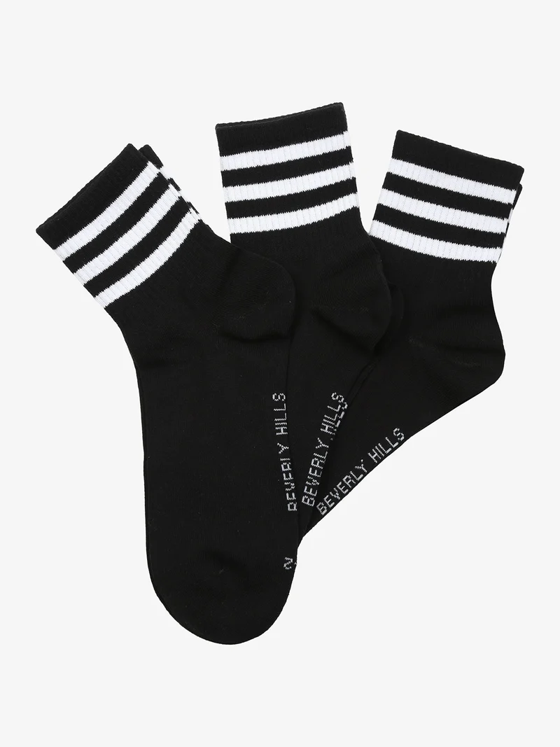 Confezione da 3 paia di calze tennis - nero