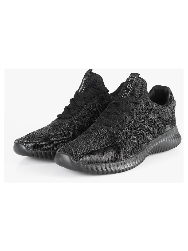 Sneakers nere con lacci - nero