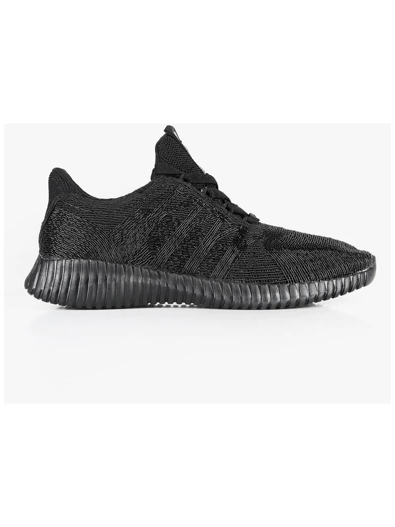 Sneakers nere con lacci - nero