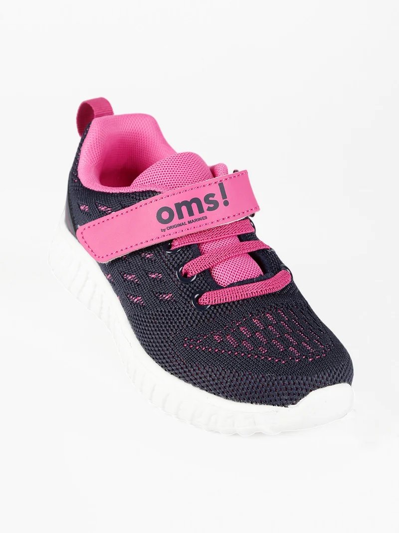 Scarpe sportive da bambina con strappo - fucsia