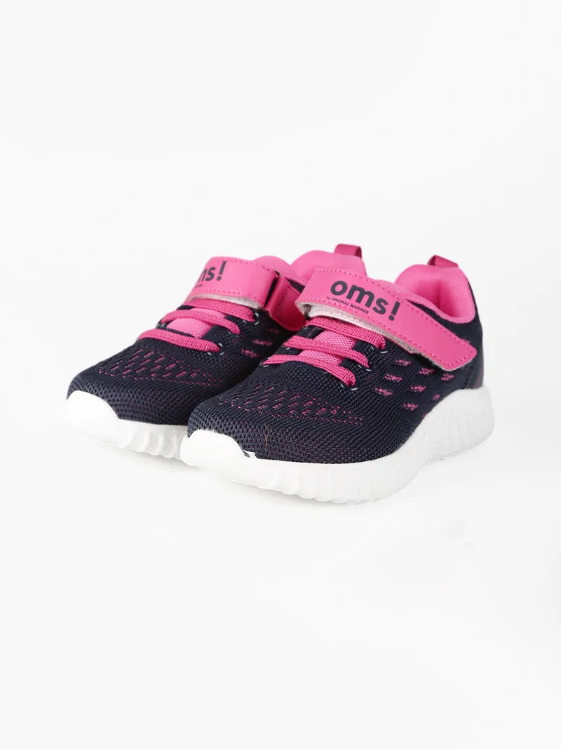 Scarpe sportive da bambina con strappo - fucsia