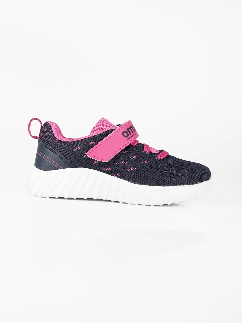Scarpe sportive da bambina con strappo - fucsia