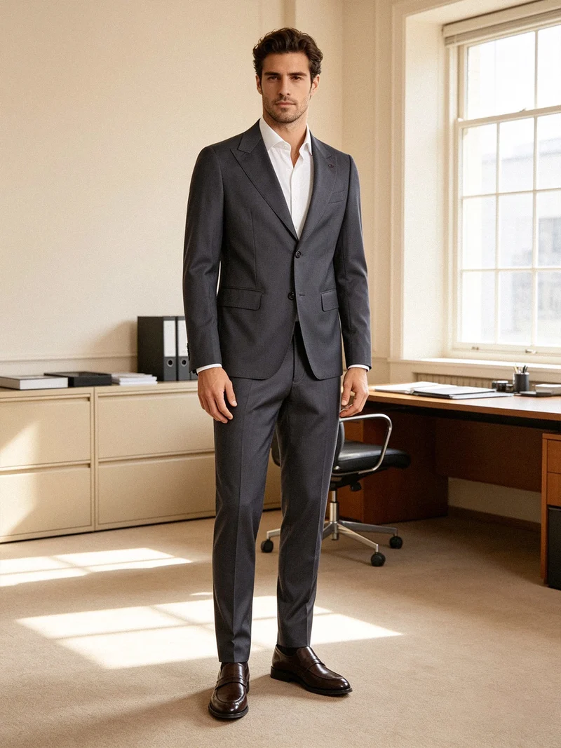 Completo elegante uomo - grigio