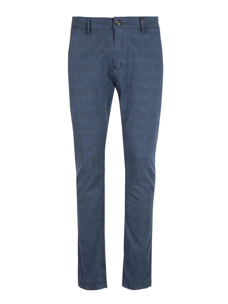 Pantaloni uomo in cotone - blu