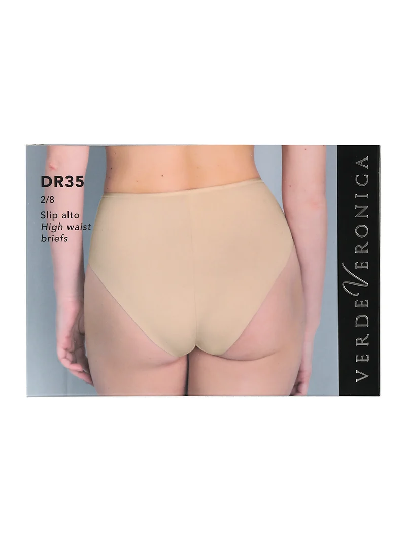 DR35 Slip donna a vita alta con pizzo - bordeaux