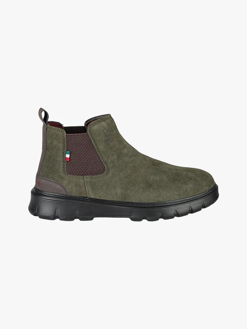 Stivaletti in pelle scamosciata da uomo - militare