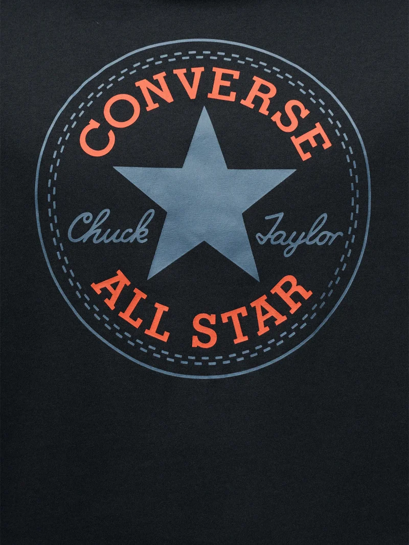 CHUCK PATCH TEE t-shirt da uomo in cotone con stampa logo - nero