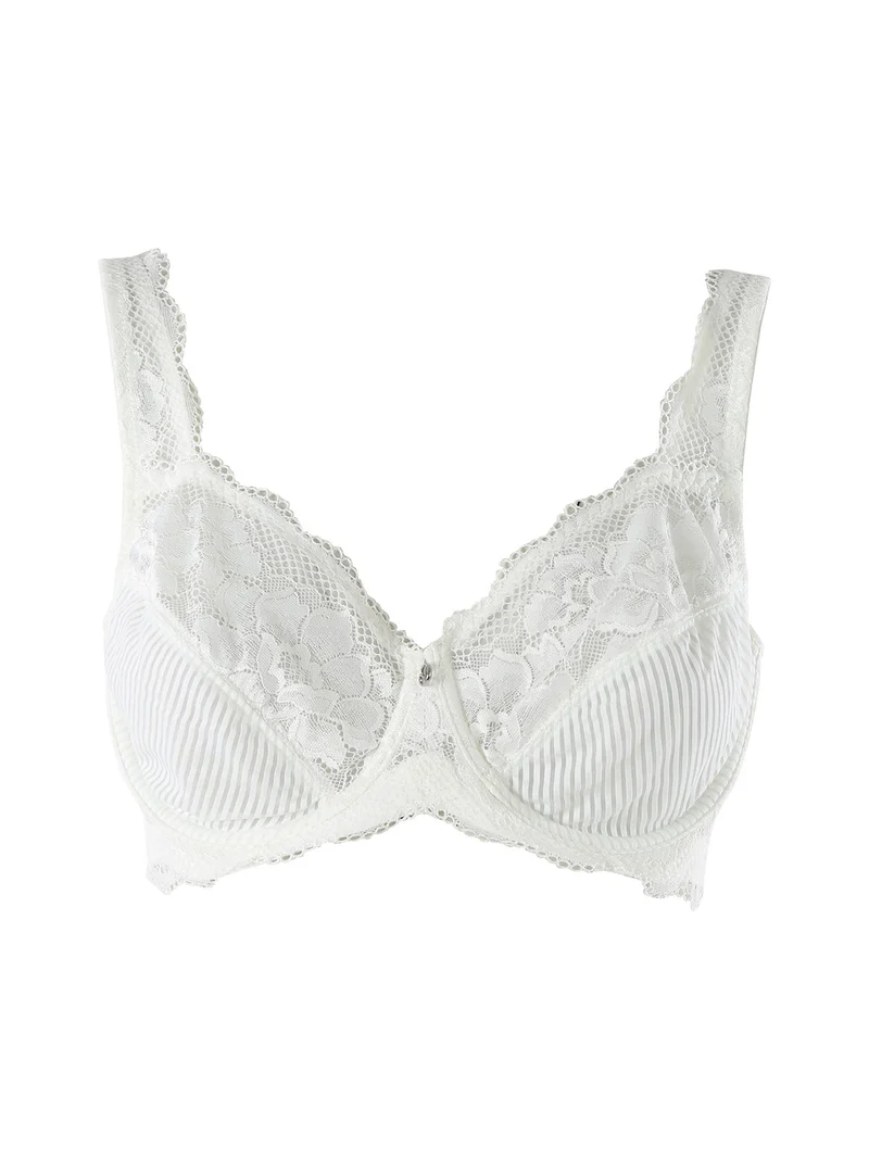 AR12 Reggiseno sfoderato con ferretto coppa D - panna