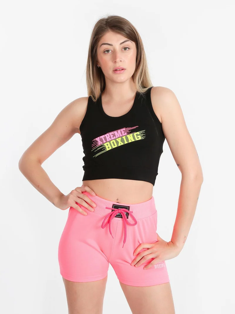 Top donna sportivo - nero
