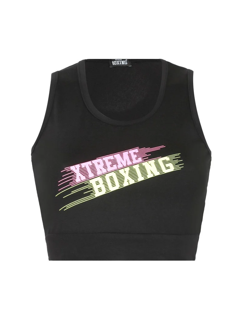 Top donna sportivo - nero