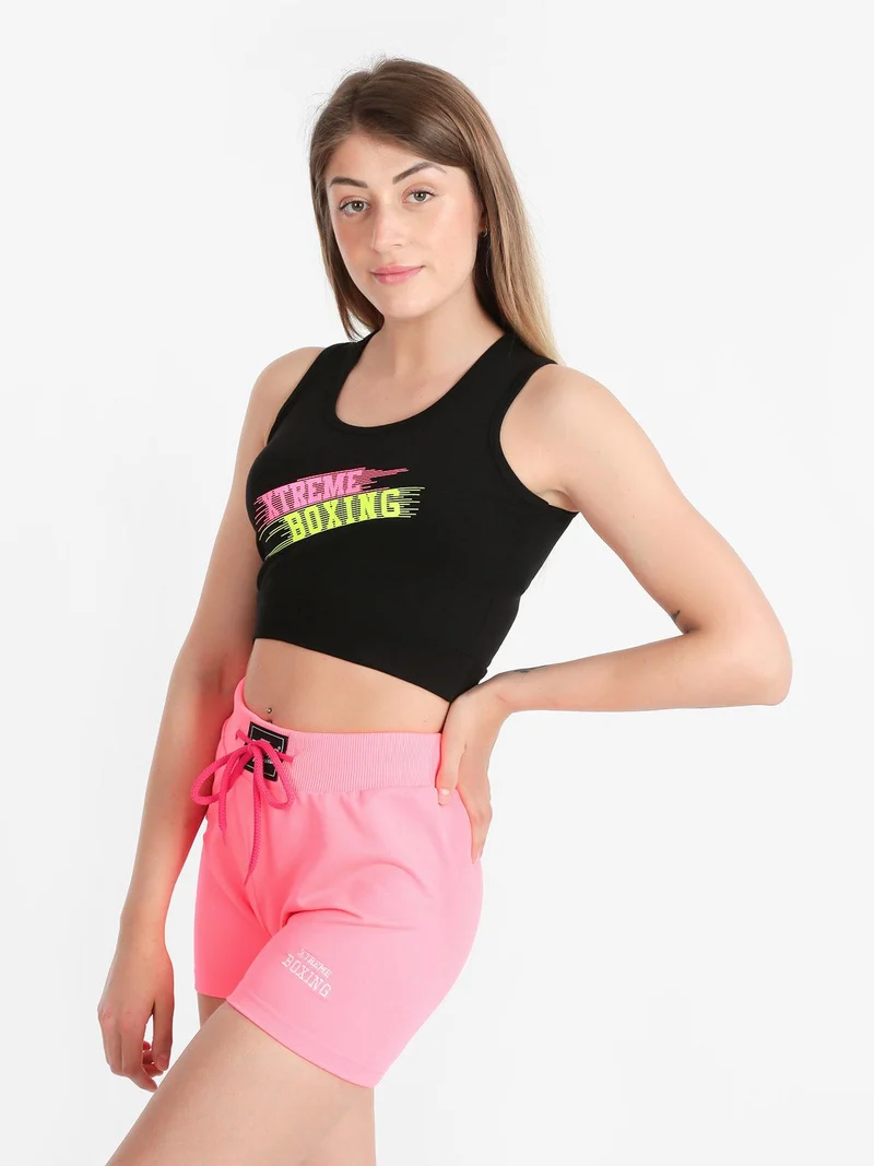 Top donna sportivo - nero