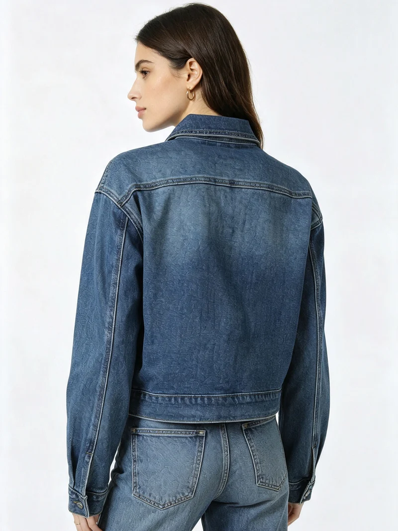 Giacca donna in jeans oversize - jeans