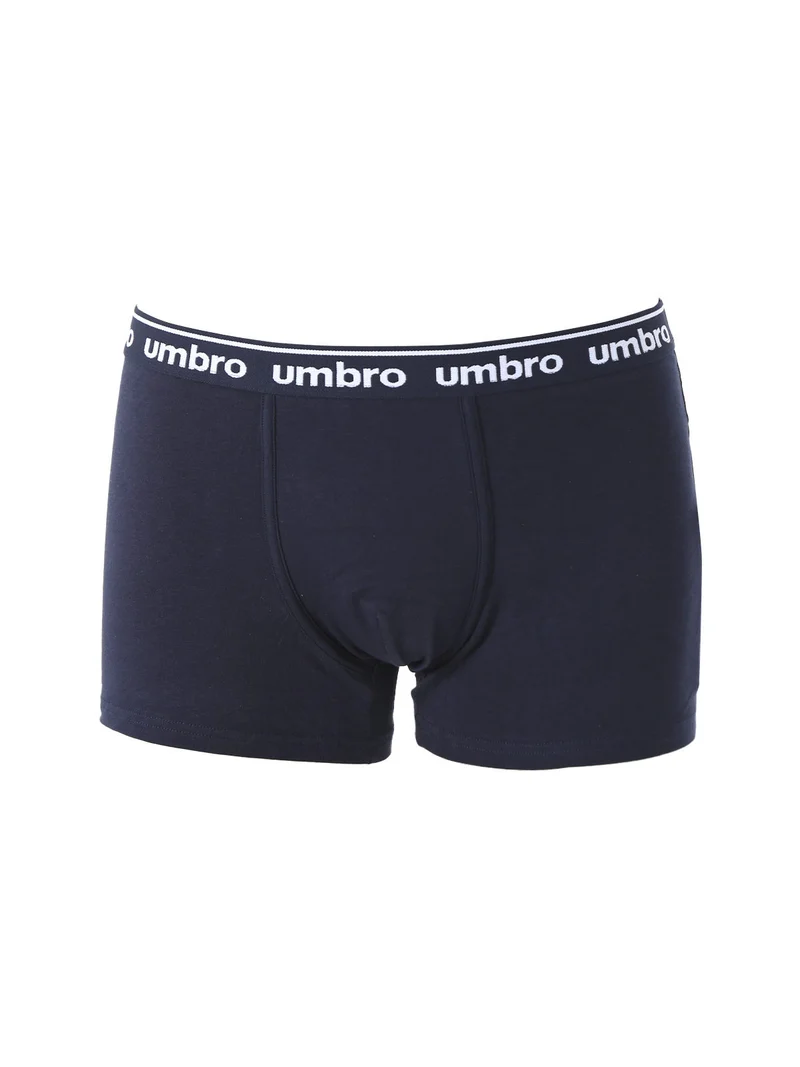 Boxer da uomo in cotone elasticizzato - blu scuro