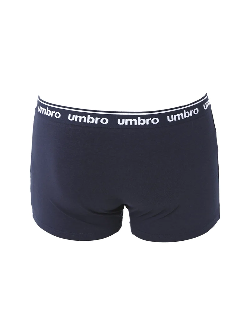 Boxer da uomo in cotone elasticizzato - blu scuro