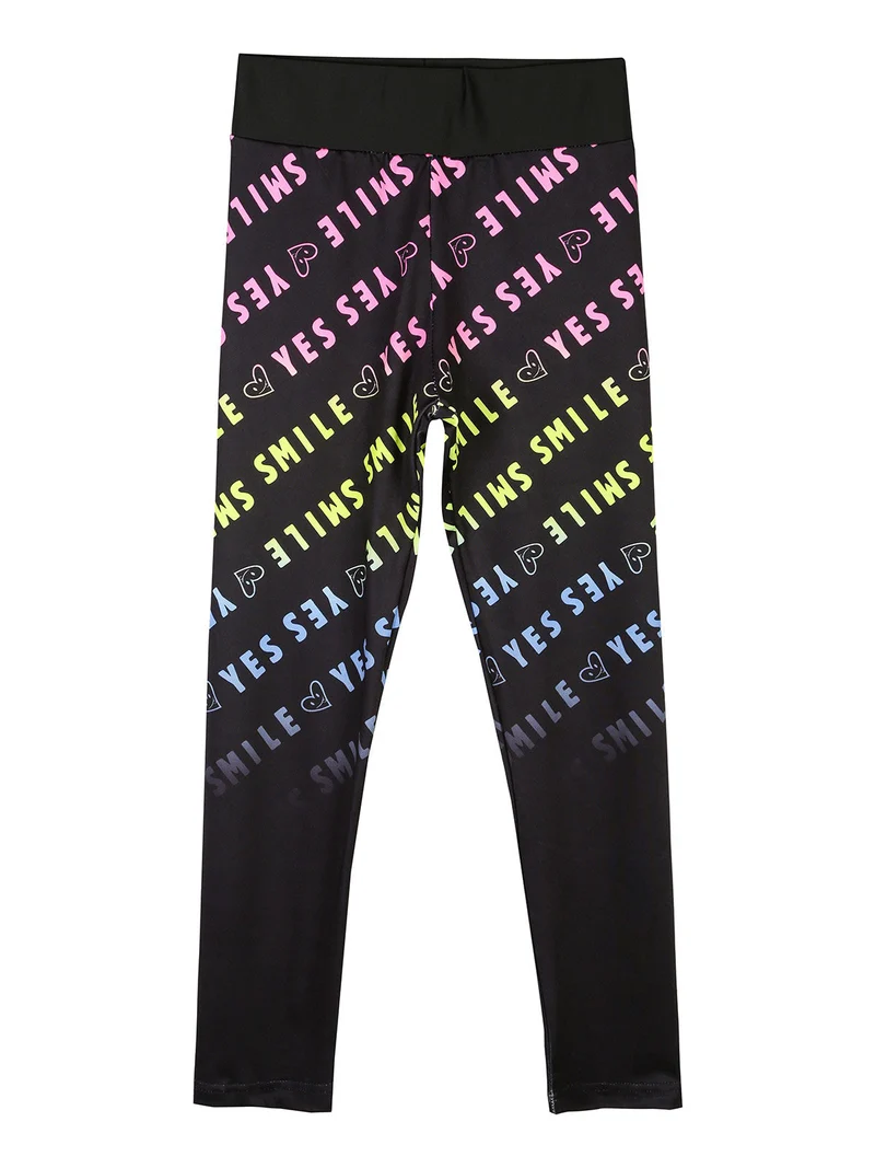 Leggings da bambina elasticizzati - multicolore