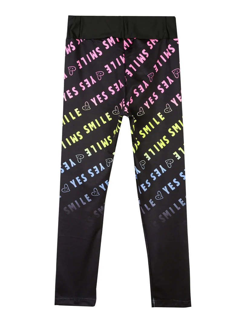 Leggings da bambina elasticizzati - multicolore