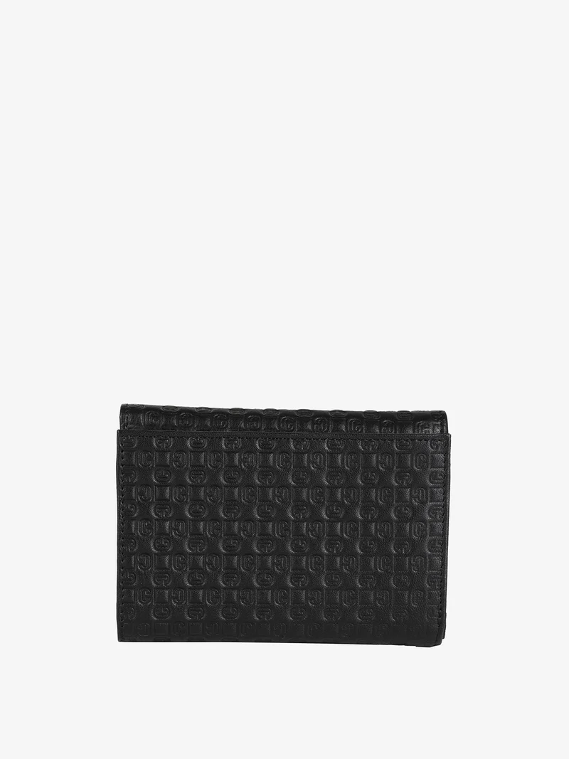 Portafoglio in pelle da donna - nero